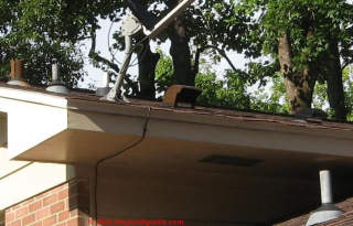 Rooftop Dryer JAck 477 vent (C) InspectApedia.com Eric W