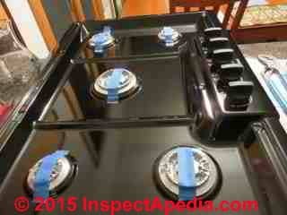 Bosch gas cooktop ready for installation into a countertop (C) Daniel Friedman