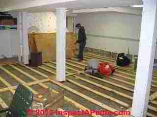 Flooded basement cleanup procedure (C) Daniel Friedman