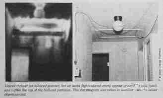 Infrared scan of attic hatch (C) D Friedman S Bliss PEP