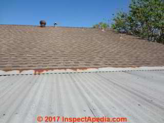 Rusty metal roof components can be a source of magnetic particles in roof dust and debris - these are not micro meteorites (C) InspectApedia SR
