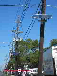 Solar powered street lighting, Haddonfield NJ (C) 2013 Daniel Friedman
