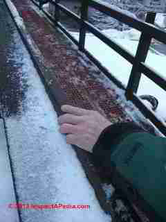 Hard to grasp handrail along an access ramp (C) Daniel Friedman 2013