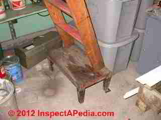 Bad attic pull down spring arm (C) Daniel Friedman