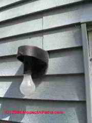 light not weather protected (C) Daniel Friedman