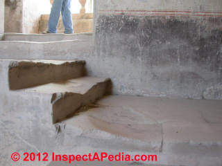 Worn unsafe stone steps, Hacienda Jaral de Berrio, Mexico (C) Daniel Friedman