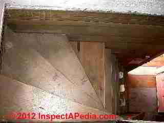 Narrow turning attic access stair (C) D Friedman