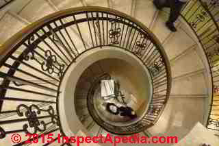Spiral stair no center post New York City (C) Daniel Friedman