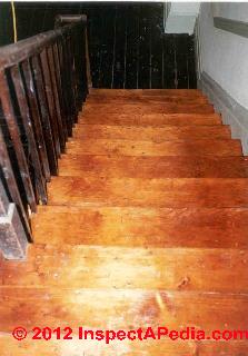 Unsafe exterior stair stringer and riser height (C) Daniel Friedman