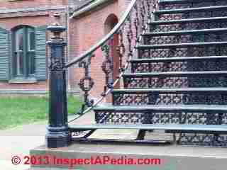 Stair rail snag hazard (C) 2013 Daniel Friedman Tlaxcala, Mexico