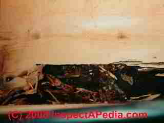 Landscape tie stair rot and insect damage (C) Daniel Friedman