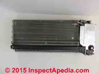 Split system air conditioner condensate leak repair (C) Daniel Friedman
