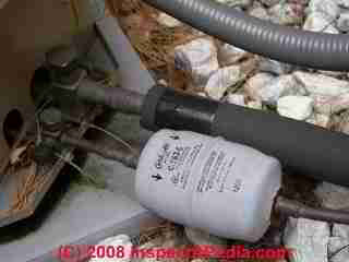 Refrigerant dryer with swaged tubing fittings (C) D Friedman