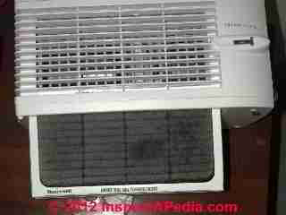 Room air conditioner filter cleanout (C) Daniel Friedman