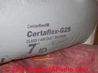 Certainteed Certaflex HVAC duct (C) D Friedman E Van De Ven