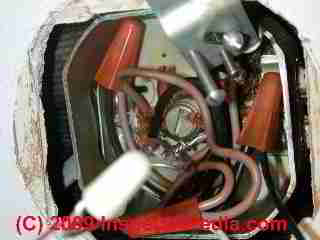 Photo of aluminum to aluminum wire splicing before repair 