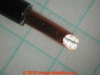 Copper clad aluminum wire (C) Daniel Friedman