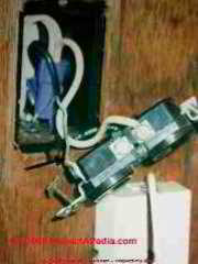 Electrical wire repair not recommended (C) Daniel Friedman