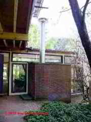 Metal chimney not Type B Vent (C) Daniel Friedman