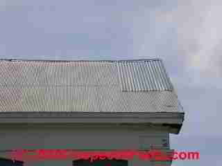 Corrugated  metal roof (C) Daniel Friedman