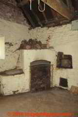 Antique fireplace used for cooking, Brinstone Farm, St. Weonards, U.K. (C) Daniel Friedman