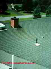 Roof stain caused by chimney(C) Daniel Friedman