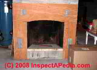 Steel fireplace insert under construction (C) Daniel Friedman