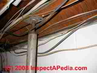 Support added below a fireplace hearth (C) Daniel Friedman