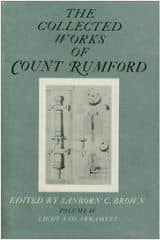 The Collected Works of Count Rumford, Sanborn & Brown Editors - cited at InspectApedia.com, avail: Harvard Press 1969