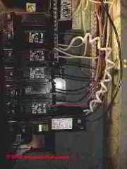 Arc fault circuit breaker during instsallation (C) Daniel Friedman