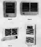 Photograph of Cadet Heaters - typical recalled models