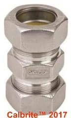 Calbrite™ stainless steel IMC Coupling - at InspectApedia.com