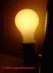Color temperature of lights - demo (C) D Friedman