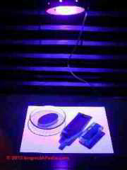 Color temperature of lights - demo (C) D Friedman