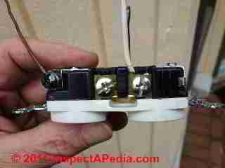 Electrical Outlet wire connections (C) D Friedman