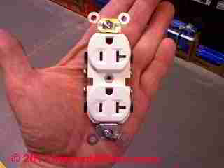 20 Amp Electrical receptacle (C) Daniel Friedman
