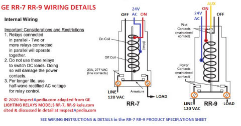 GE RR7 wiring diagram (C) InspectApeda.com GE