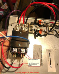 Goodman Electric Heat Kit wiring (C) InspectAepedia.com Hillpc