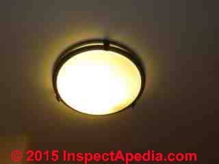 Enclosed light fixture using a fluorescent bulb should not take the LED alternative (C) Daniel Friedman