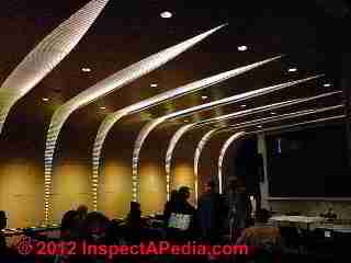 Recessed ceiling lighting, Bard Center, New York City (C) D Friedman