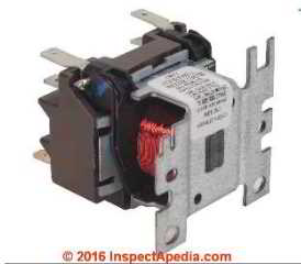 Honeywell contactor switch (C) InspectApedia