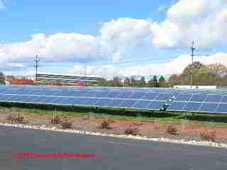 Schematic of a solar water heater hookup (C) InspectAPedia.com - Lennox Industries
