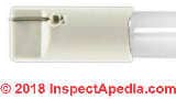 T2 Fluorescent lamp (C) InspectApedia.com