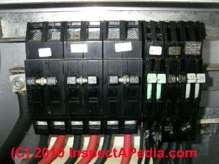 Zinsco Sylvania GTE identifying Label (C) J Simmons D Friedman