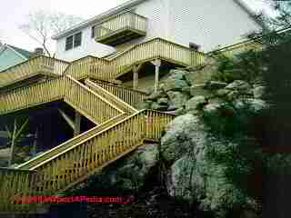 Stair support unsafe (C) Daniel Friedman