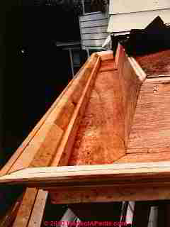 Eaves Trough or Integral Gutter (C) Daniel Friedman