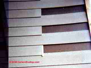 Fiber cement siding flashing detail (C) Carson Dunlop Assoc