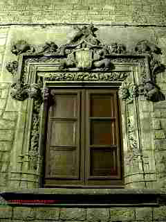 Antique wood casement window, Barcelona, Spain (C) Daniel Friedman