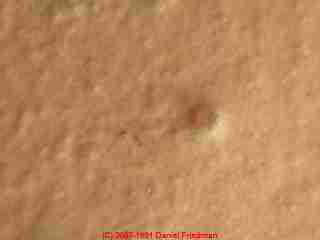 Photo of paint solvent blistering
