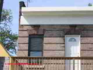 Brownstone lintel in brick wall (C) Daniel Friedman